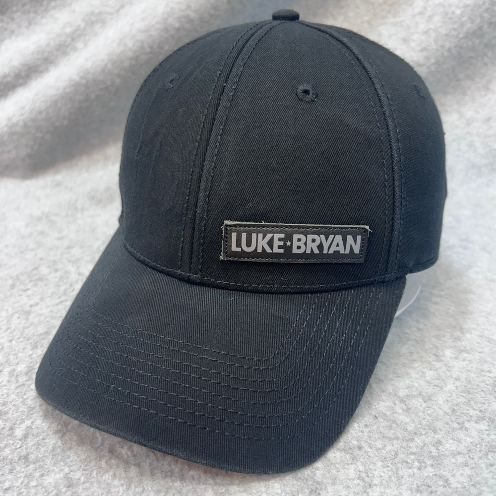 Luke Bryan Patch Adult Black Richards & Southern Hat What Makes You Country OSFA